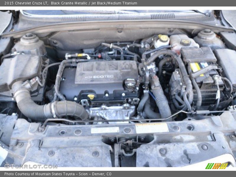 Black Granite Metallic / Jet Black/Medium Titanium 2015 Chevrolet Cruze LT