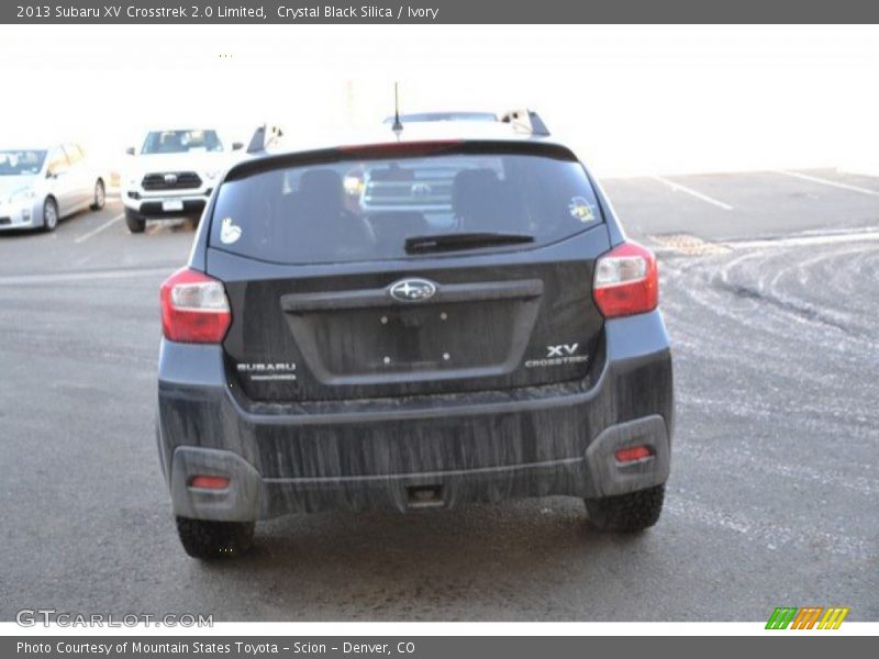 Crystal Black Silica / Ivory 2013 Subaru XV Crosstrek 2.0 Limited