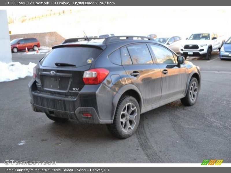 Crystal Black Silica / Ivory 2013 Subaru XV Crosstrek 2.0 Limited