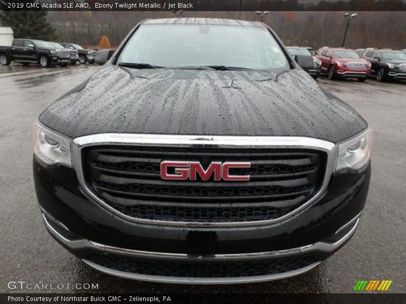 Ebony Twilight Metallic / Jet Black 2019 GMC Acadia SLE AWD
