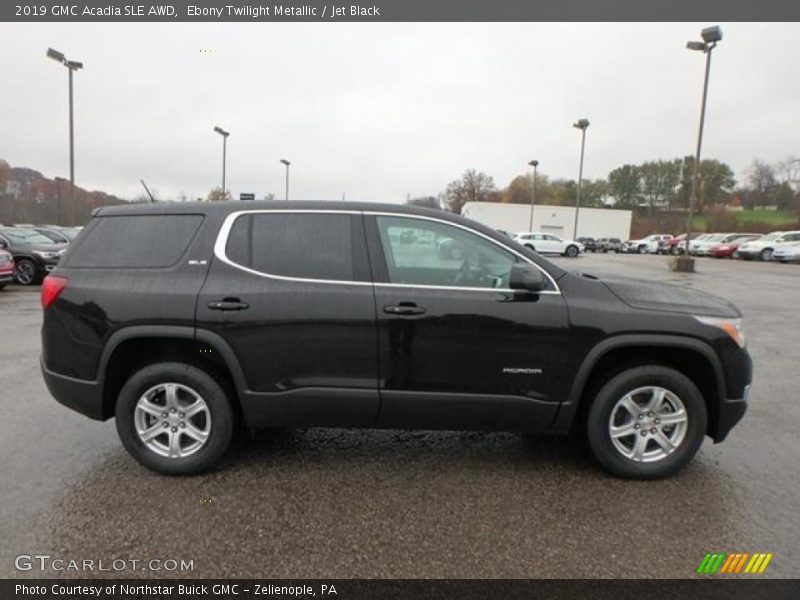 Ebony Twilight Metallic / Jet Black 2019 GMC Acadia SLE AWD