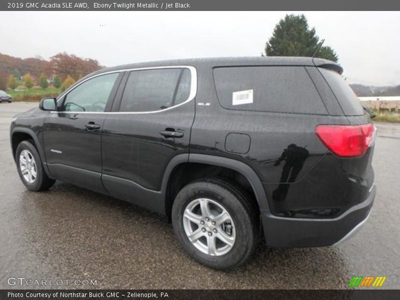 Ebony Twilight Metallic / Jet Black 2019 GMC Acadia SLE AWD