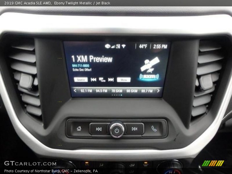 Ebony Twilight Metallic / Jet Black 2019 GMC Acadia SLE AWD