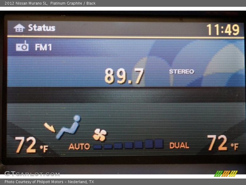 Platinum Graphite / Black 2012 Nissan Murano SL