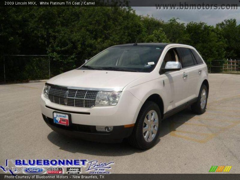 White Platinum Tri Coat / Camel 2009 Lincoln MKX