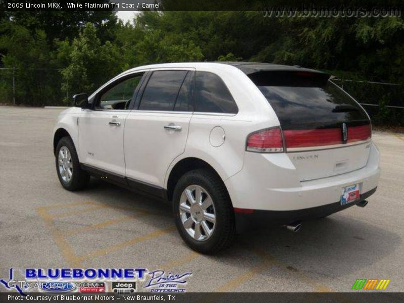 White Platinum Tri Coat / Camel 2009 Lincoln MKX