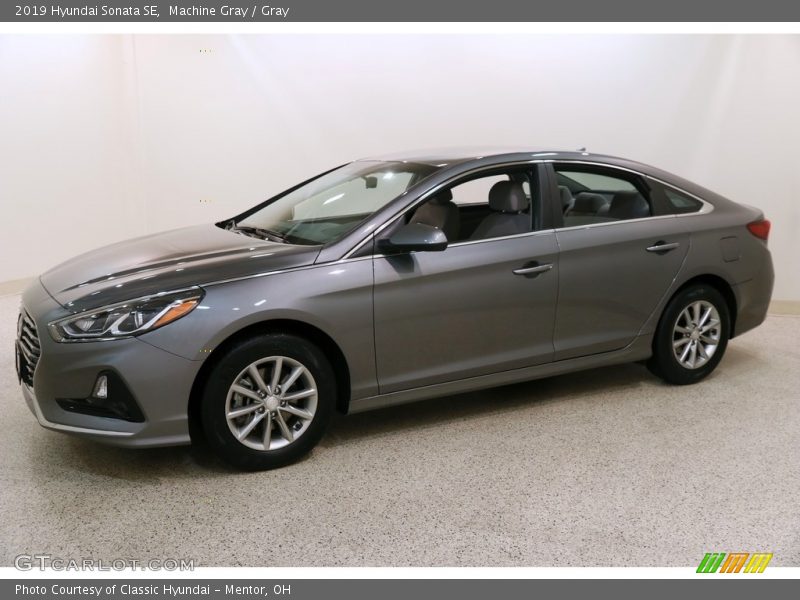 Machine Gray / Gray 2019 Hyundai Sonata SE