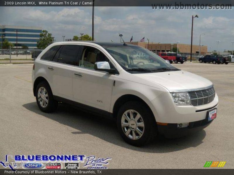 White Platinum Tri Coat / Camel 2009 Lincoln MKX