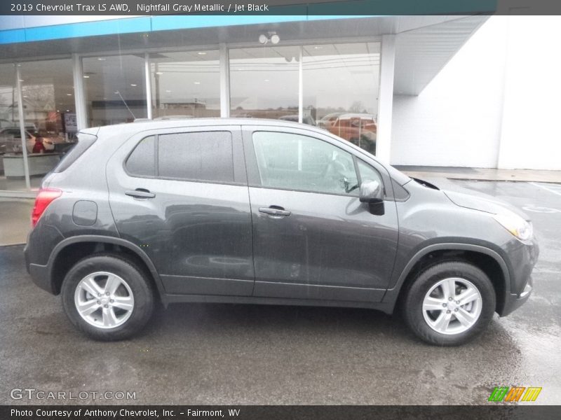 Nightfall Gray Metallic / Jet Black 2019 Chevrolet Trax LS AWD