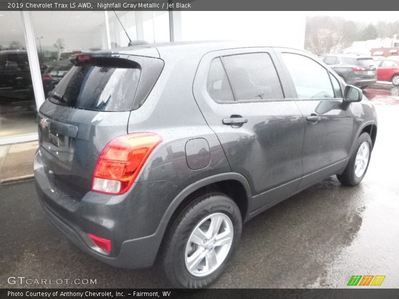 Nightfall Gray Metallic / Jet Black 2019 Chevrolet Trax LS AWD