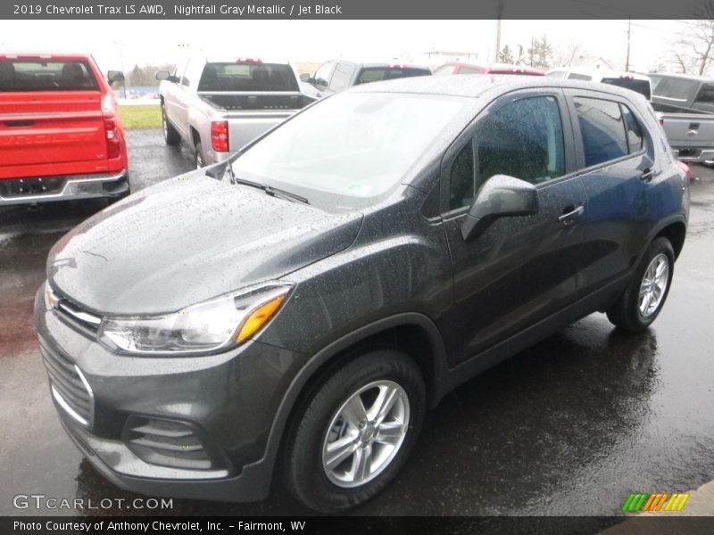 Nightfall Gray Metallic / Jet Black 2019 Chevrolet Trax LS AWD