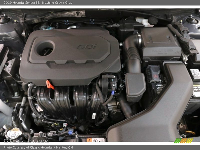 Machine Gray / Gray 2019 Hyundai Sonata SE