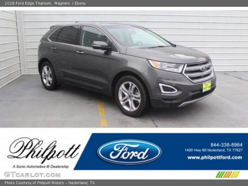 Magnetic / Ebony 2018 Ford Edge Titanium