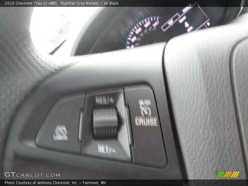 Nightfall Gray Metallic / Jet Black 2019 Chevrolet Trax LS AWD
