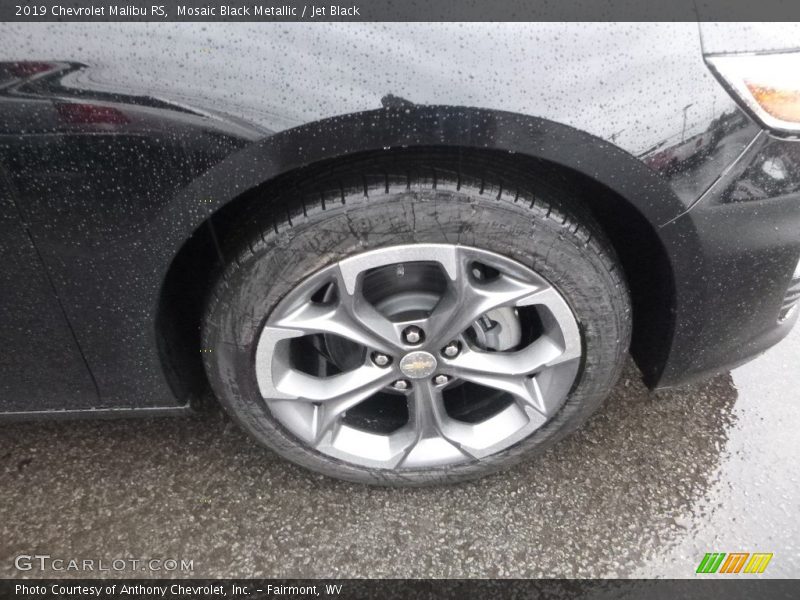 Mosaic Black Metallic / Jet Black 2019 Chevrolet Malibu RS