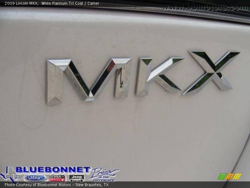 White Platinum Tri Coat / Camel 2009 Lincoln MKX