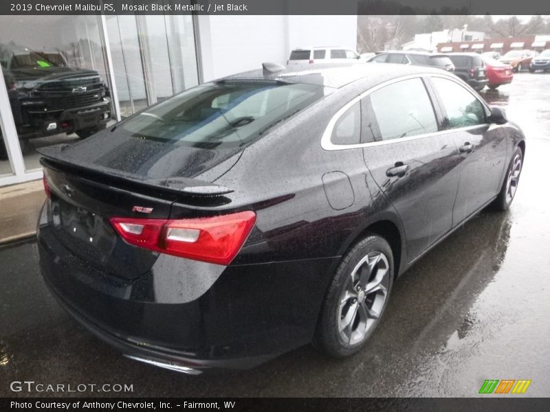 Mosaic Black Metallic / Jet Black 2019 Chevrolet Malibu RS
