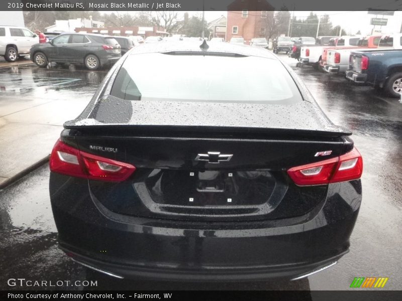 Mosaic Black Metallic / Jet Black 2019 Chevrolet Malibu RS