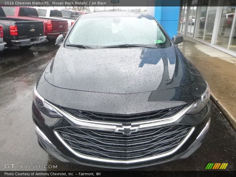 Mosaic Black Metallic / Jet Black 2019 Chevrolet Malibu RS