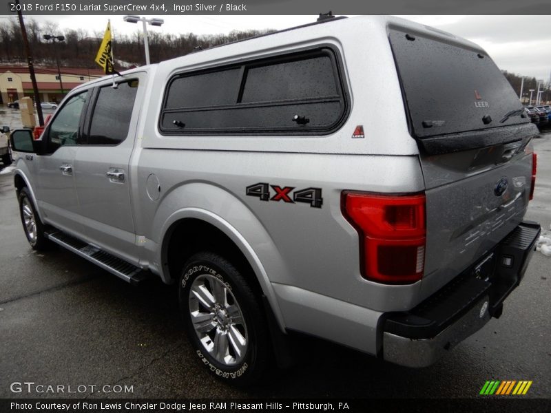 Ingot Silver / Black 2018 Ford F150 Lariat SuperCrew 4x4