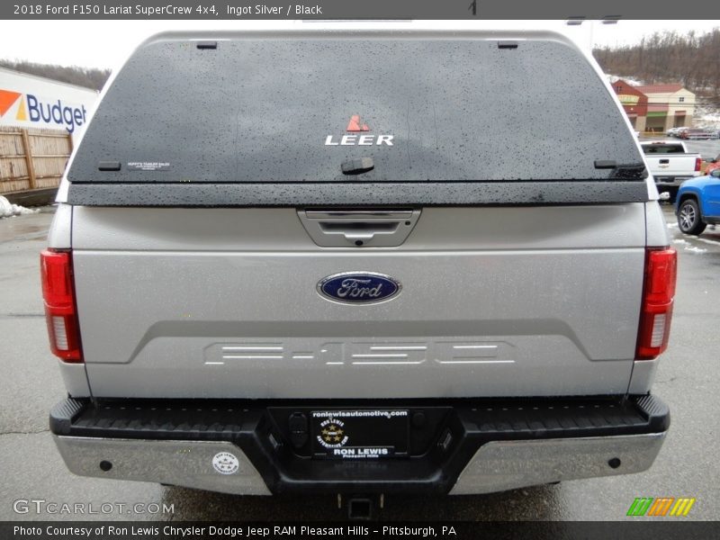 Ingot Silver / Black 2018 Ford F150 Lariat SuperCrew 4x4