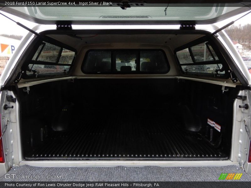 Ingot Silver / Black 2018 Ford F150 Lariat SuperCrew 4x4