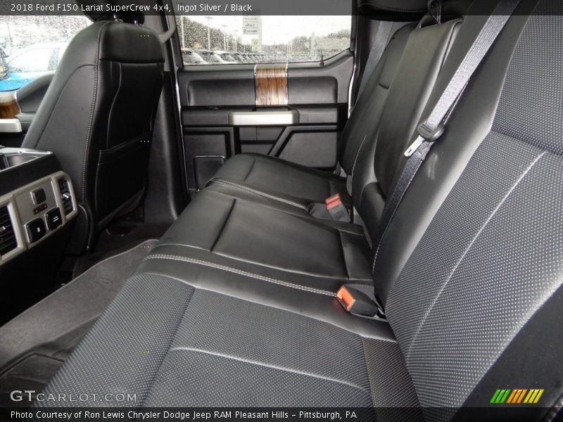 Ingot Silver / Black 2018 Ford F150 Lariat SuperCrew 4x4