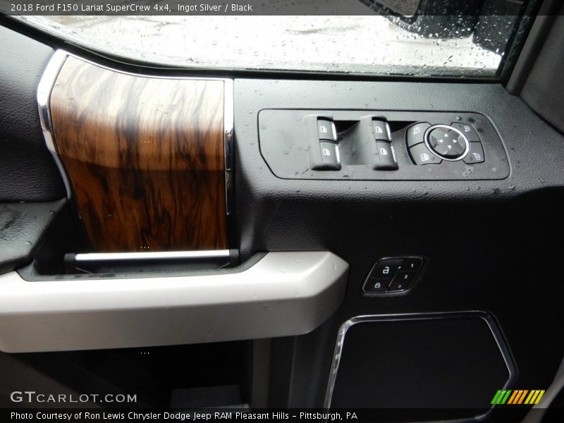 Ingot Silver / Black 2018 Ford F150 Lariat SuperCrew 4x4