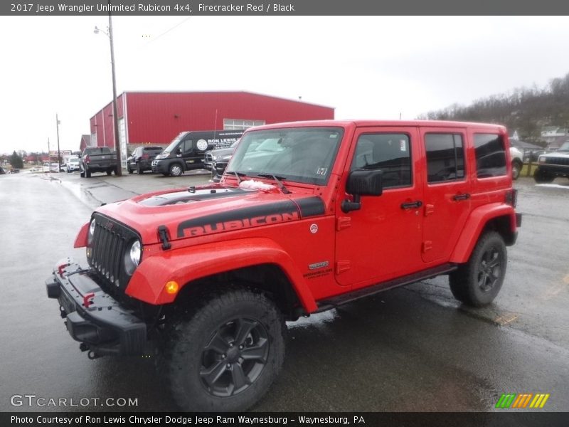 Firecracker Red / Black 2017 Jeep Wrangler Unlimited Rubicon 4x4