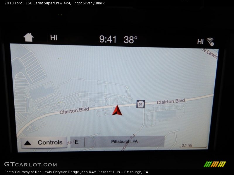 Ingot Silver / Black 2018 Ford F150 Lariat SuperCrew 4x4