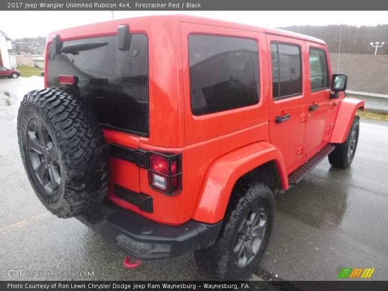Firecracker Red / Black 2017 Jeep Wrangler Unlimited Rubicon 4x4
