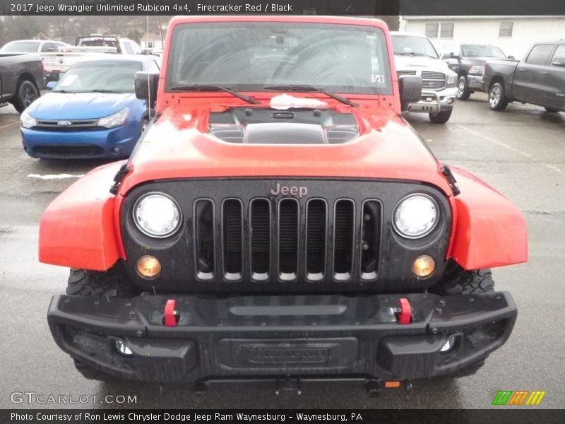 Firecracker Red / Black 2017 Jeep Wrangler Unlimited Rubicon 4x4