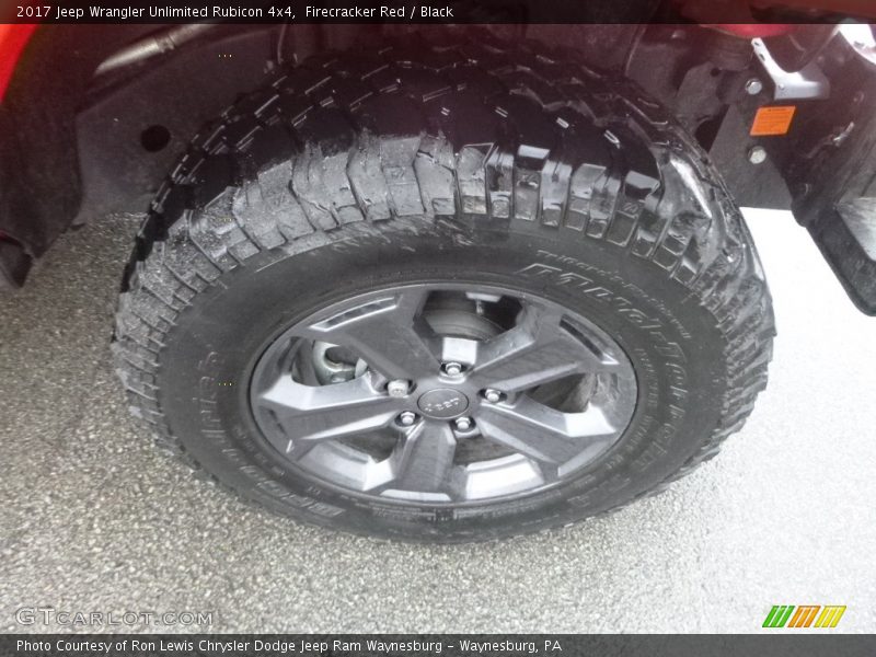 Firecracker Red / Black 2017 Jeep Wrangler Unlimited Rubicon 4x4