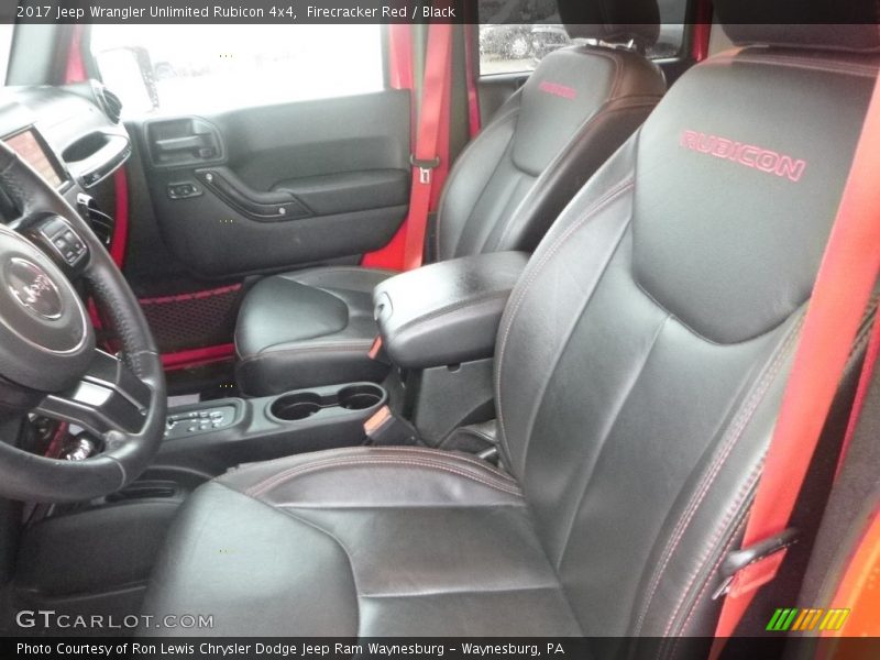 Firecracker Red / Black 2017 Jeep Wrangler Unlimited Rubicon 4x4