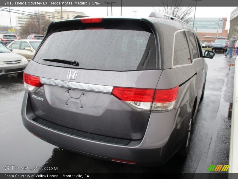 Modern Steel Metallic / Gray 2015 Honda Odyssey EX