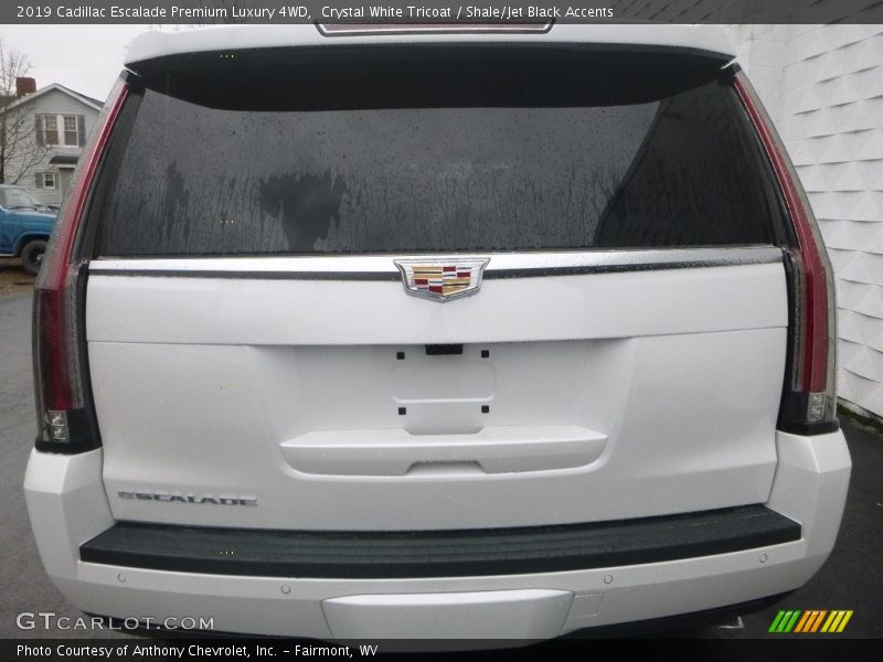 Crystal White Tricoat / Shale/Jet Black Accents 2019 Cadillac Escalade Premium Luxury 4WD