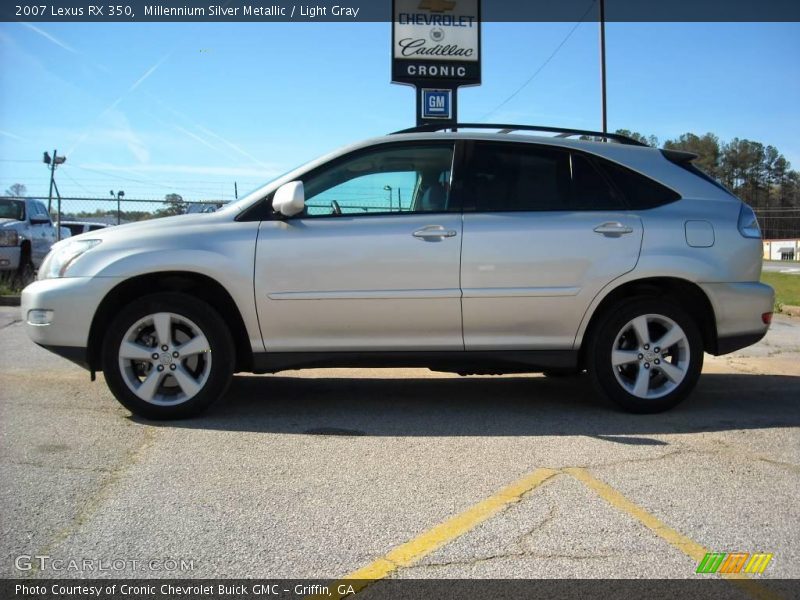 Millennium Silver Metallic / Light Gray 2007 Lexus RX 350