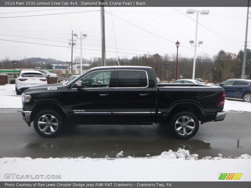 Diamond Black Crystal Pearl / Black 2019 Ram 1500 Limited Crew Cab 4x4