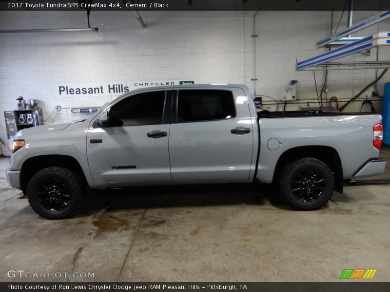 Cement / Black 2017 Toyota Tundra SR5 CrewMax 4x4