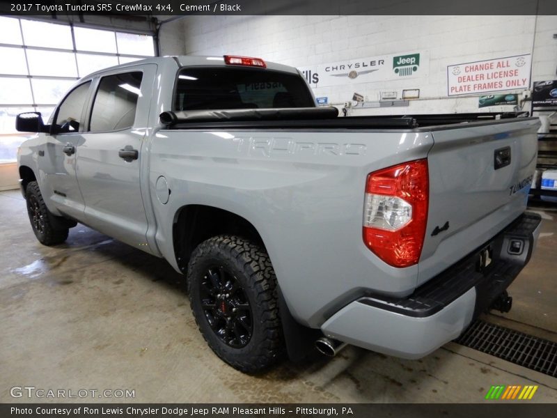 Cement / Black 2017 Toyota Tundra SR5 CrewMax 4x4