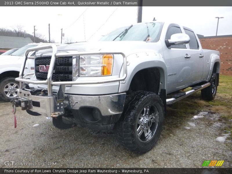 Quicksilver Metallic / Dark Titanium 2013 GMC Sierra 2500HD Crew Cab 4x4