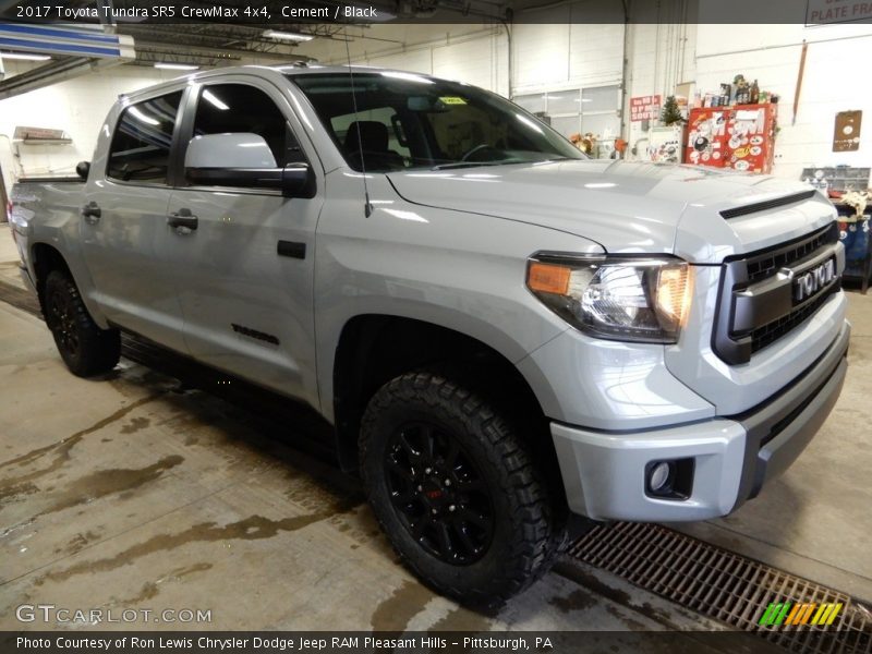 Cement / Black 2017 Toyota Tundra SR5 CrewMax 4x4