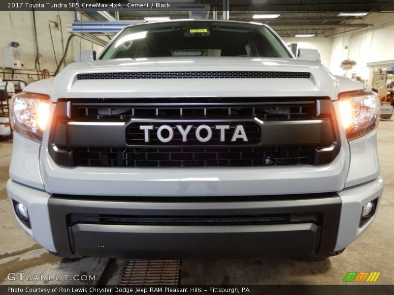 Cement / Black 2017 Toyota Tundra SR5 CrewMax 4x4