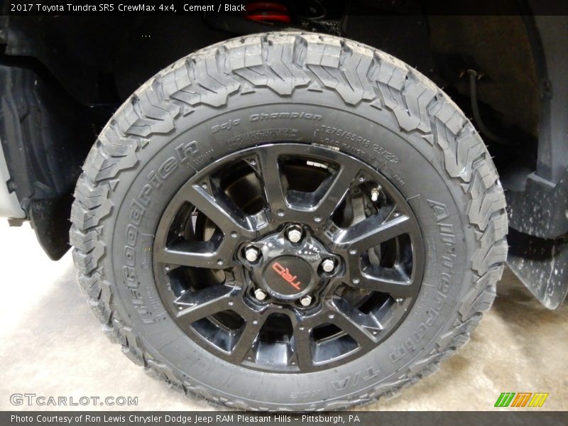 Cement / Black 2017 Toyota Tundra SR5 CrewMax 4x4