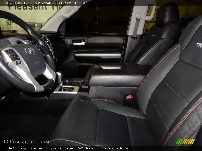Cement / Black 2017 Toyota Tundra SR5 CrewMax 4x4