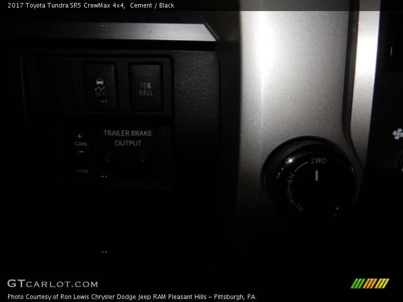 Cement / Black 2017 Toyota Tundra SR5 CrewMax 4x4