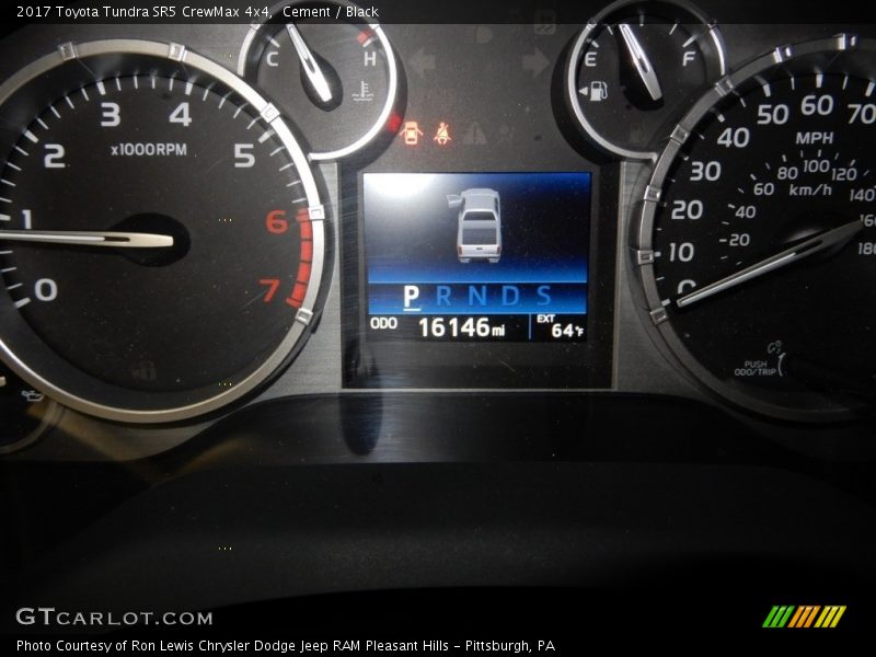 Cement / Black 2017 Toyota Tundra SR5 CrewMax 4x4