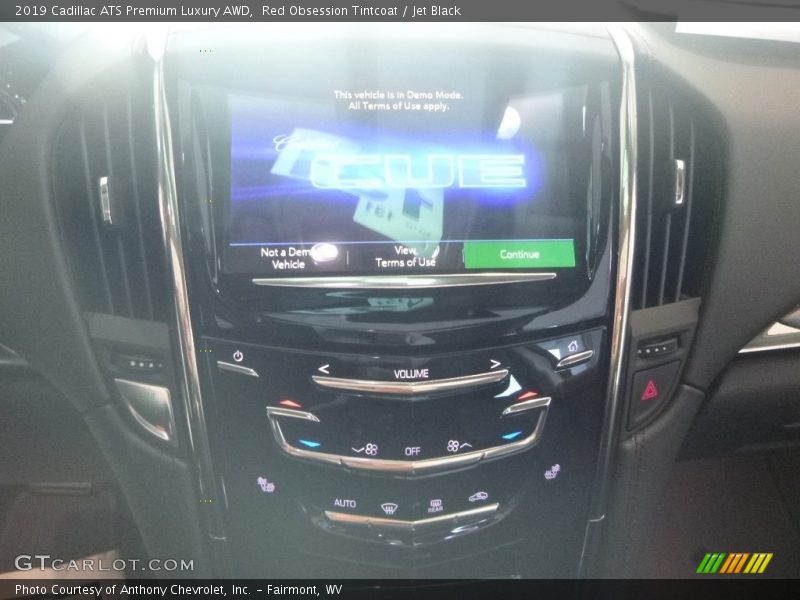 Red Obsession Tintcoat / Jet Black 2019 Cadillac ATS Premium Luxury AWD