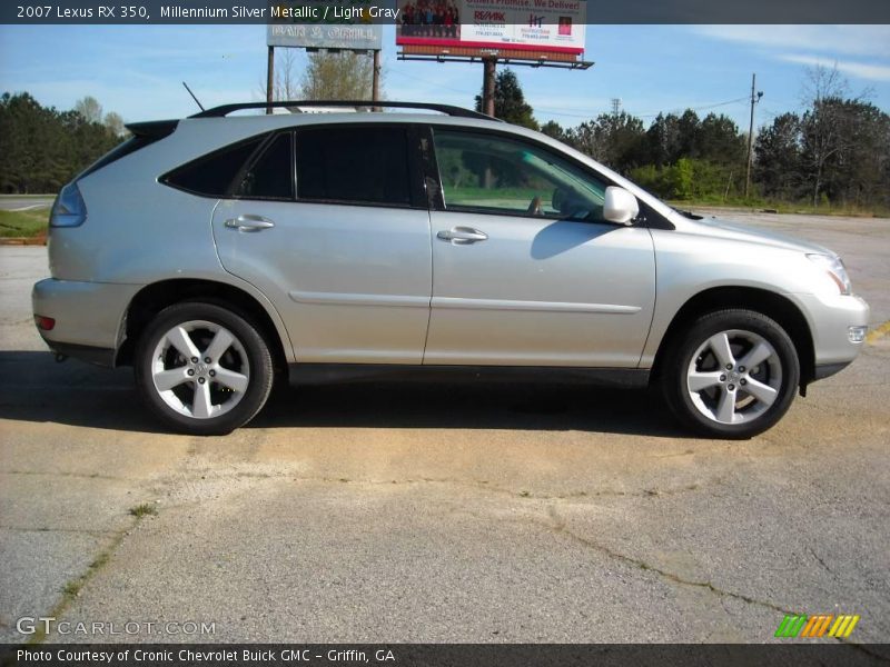 Millennium Silver Metallic / Light Gray 2007 Lexus RX 350