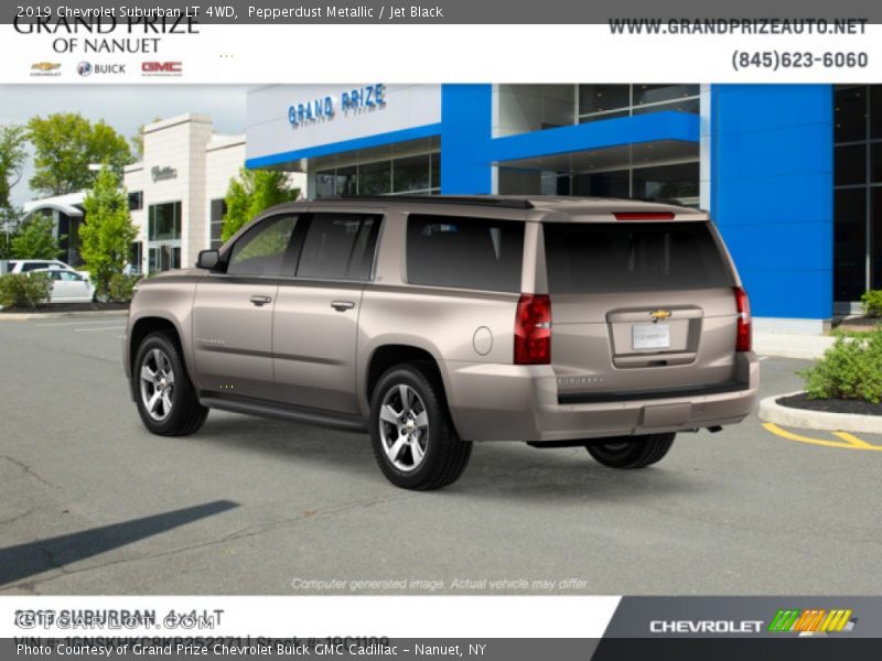 Pepperdust Metallic / Jet Black 2019 Chevrolet Suburban LT 4WD
